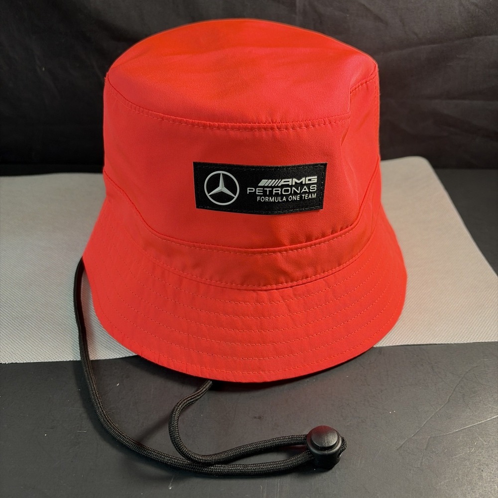 Mercedes F1 AMG Petronas Bucket Hat Neon Pink Team Edition OS
